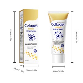 Face Sunscreen Cream, Hydrating Sun Essence, Long Lasting Refreshing Tinted Sunscreen for Face, Suitable for All Skin Types Used(1.41Oz)