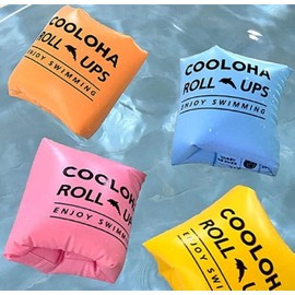 Kids Swimming Arm Float Ring Safety Sleeve LF307 One Size / KuloHa Arm Float (Orange) 10ea