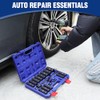 WORKPRO 20-Piece 1/2＂ Drive Deep Impact Socket Set, 6-Point, Cr-V