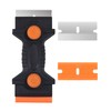 Glass Scraper - Double Edge Stove Scraper | Multi-Purpose Cleaning