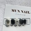 Black Heart Nail Tips - Lipstick / 블랙하트 네일팁 -