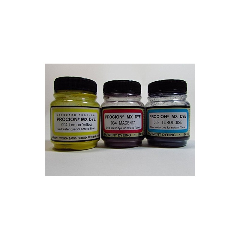 Fiber Reactive Dye Set - Primary Colors