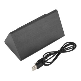 Wooden Alarm Clock LED Digital Time/Temperature/Humidity Display Voice Control