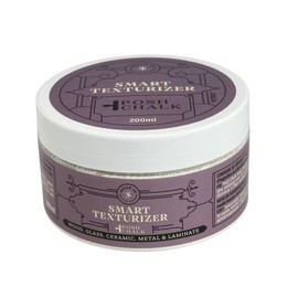 Posh Chalk PCTE017 Smart Texturizer 200ml - Create 3D Effects - DIY Craft, Furniture + Upcycling - Sand, Paint, Wax + Glaze - Glass, Metal, Ceramic, Stone, Wood + Fabric - Glossy Finish+UV Filter