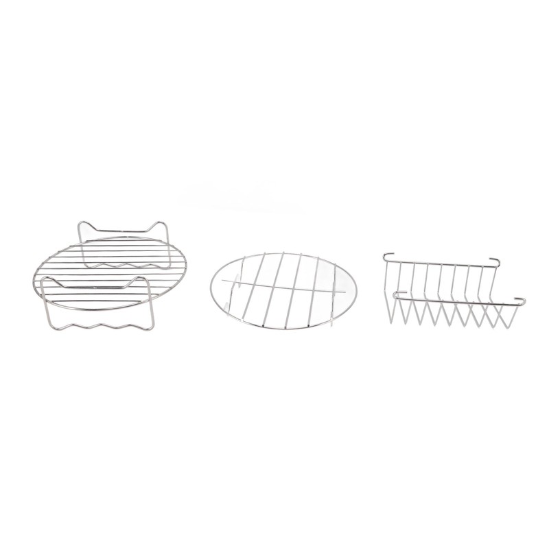 For Air Fryer Pans Set Heatproof Easy Cleaning Stainless Steel