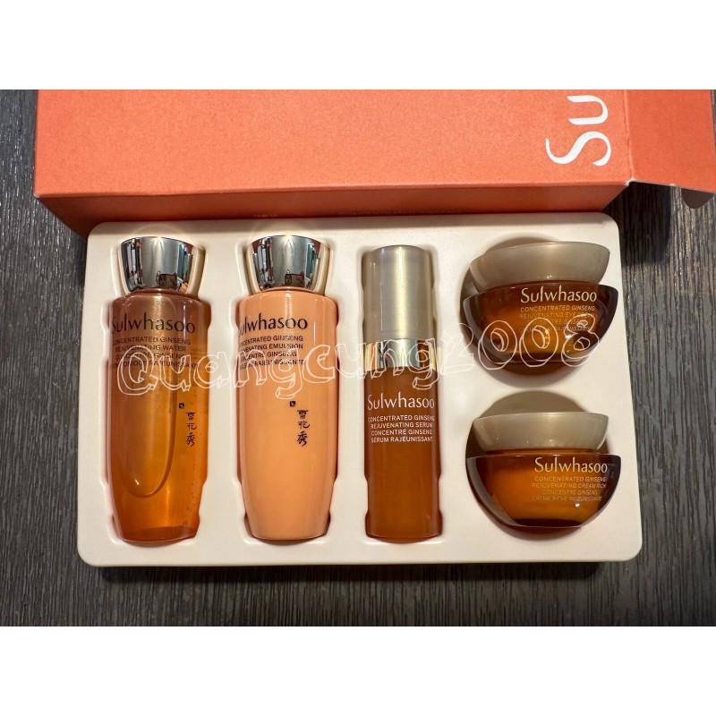 Sulwhasoo Concentrated Ginseng Anti Aging Kit (5 Items) Anti Wrinkle