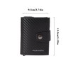 POXIADIV Slim Wallet for Men 1 ID Window with RFID