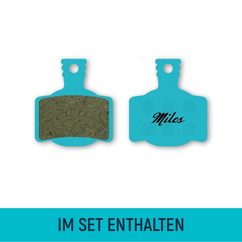 Miles Racing Bicycle Disc Brake Pads Semi-Metallic for Magura MT2
