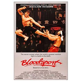 OMG Printing Bloodsport Jean Claude Van Damme Poster/Print/Picture Satin Photo Paper - A2-420mm x 594mm