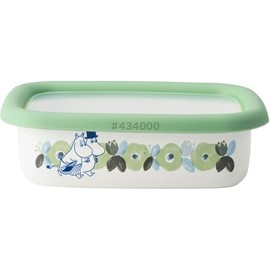 Fuji Hollow Moomin Flower Garden Shallow Square Container S