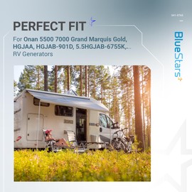 BlueStars 541-0765 Carburetor Kit - Fit for Onan 5500 7000 Grand Marquis Gold HGJAA HGJAB-901D HGJAB-900 5.5HGJAB-6755K RV Generators - Replaces 5410765 146-0774 141-0982 141-0983 A043B781