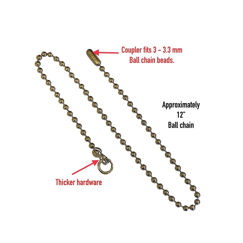 Fabric Baseball & Wooden Bat Ceiling Fan Light Pull Chain