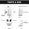 HTZSAFE Rechargeable Dual-Direction Motion Sensor & Detector