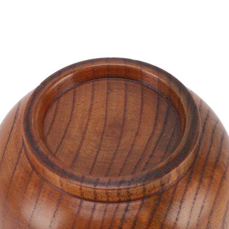 Bowl Sour Jujuba Wood Handmade Anti Scald Classic Rice Bowl