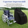 Copertura impermeabile per sedia a rotelle e custodia protettiva in