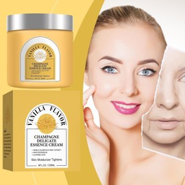 Crema corporal firme con Luxe-Lift firme, hidratante de piel, para mujeres cuello brazos piernas cuidado de belleza, 236ml / 8FL. OZ (Yellow, one size)
