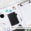 feela 3 Pack Pocket Notebook Journals with 3 Black Pens,