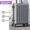 AWINNER Luggage Wheel Covers 8 Pack Upgraded,Silicone Luggage Wheel Protector