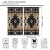 Aztec Curtains, Retro Southwestern Ethnic Geometric Window Treatments for Living
