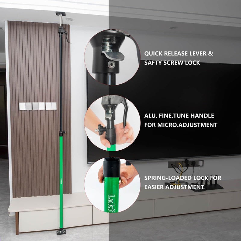 Cabinet Jacks for Installing Cabinets, Heavy Duty Adjustable Third Hand