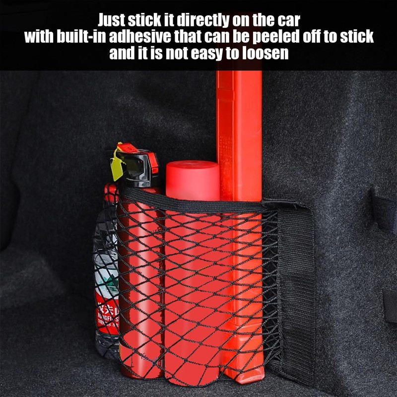 4 Pack Car Storage Nets, Boot Storage Nets, Car Seat