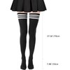 DRESHOW Extra Long Thigh High Socks Long Boot Stockings Striped