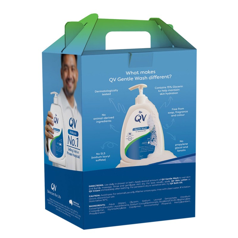 EGO QV GENTLE WASH 1KG X2