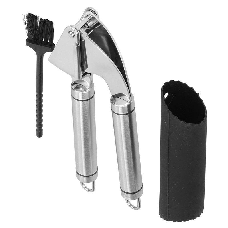 Garlic Press 304 Stainless Steel Mincer Crusher Fine Polished Mirror