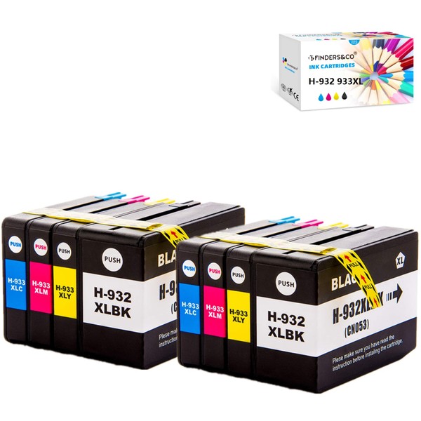 932XL 933XL Ink Cartridge Replacement for HP 932 933 XL