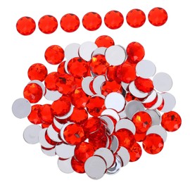 TEHAUX 100PCS Flatback Acrylic Rhinestones for Crafts Rhinestones for DIY Nail Art Tumblers Mugs Shoes Clothes Versatile Decoration for Creative Projects