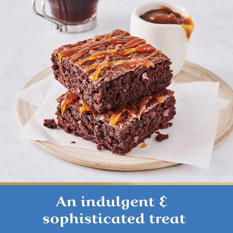 Ghirardelli Salted Caramel Premium Brownie Mix, Includes Salted Caramel Sauce,