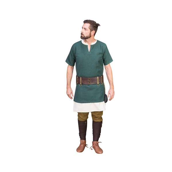 Burgschneider - Aegir Short Sleeve Tunic - Green (Green, XL)