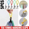 Mr. Gadget's Solutions Durable Tea Towel Hanging Clips Clip On