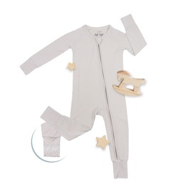 Nyte Nyte Baby Sleeper - Bone, 18-24m, 91% Viscose and 9% Spandex, Made in China