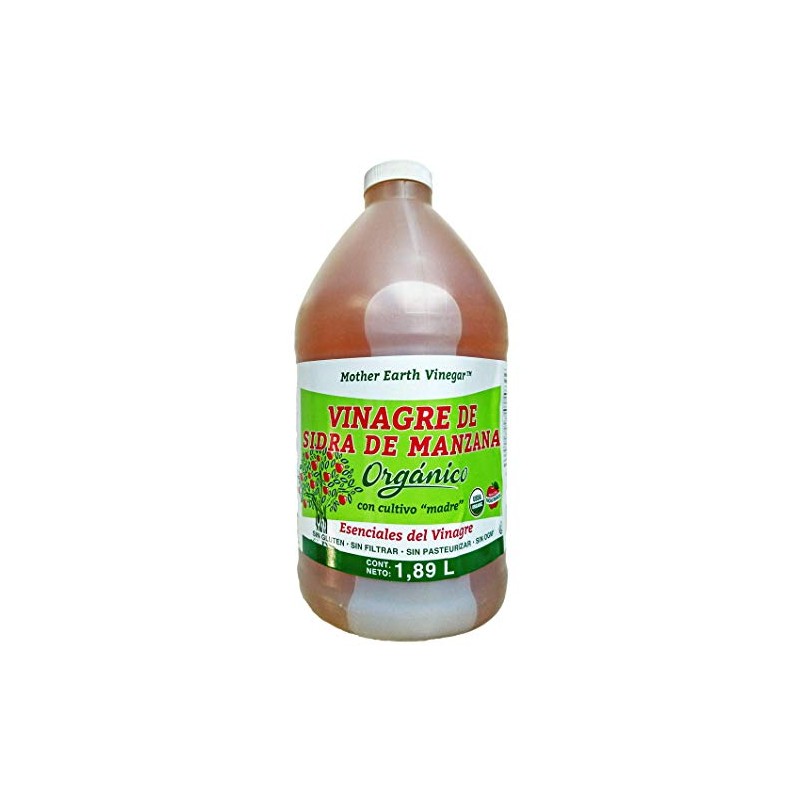 Vinagre de Sidra de Manzana Orgánico Mother Earth 1.89lt