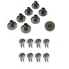 Place4parts Dishwasher Wheels Full Set for Electrolux ESL63010 ESL6114 ESL6115