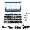 Nindejin Screws Button Head, Carbon Steel Screws Nuts and Washers