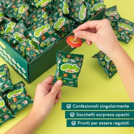 BONNYCO Trottola Bambini Legno Pack 80 Animali Giungla. Trottole Gadget Compleanno Bambini, Mini Giochi Regalini Fine Festa Compleanno. Regalino Fine Festa Dopo Invitati, Pensierini Giochini Scuola