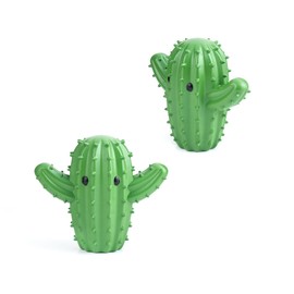 Kikkerland Set of Two Reusable Dyer Buddies for Laundry – Fabric Softener Dryer Balls – Control Static, Remove Wrinkles, Dry Clothes Faster, Cactus