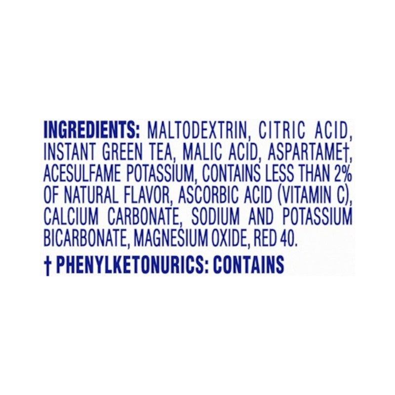 Crystal Light Raspberry Green Tea Naturally Flavored Powdered Drink Mix,