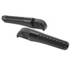2Pcs Front Foot Peg Bracket Left And Right Black Footrest
