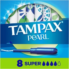 Tampax Tampones Pearl Super Absorbentes - Paquete de 8 Unidades