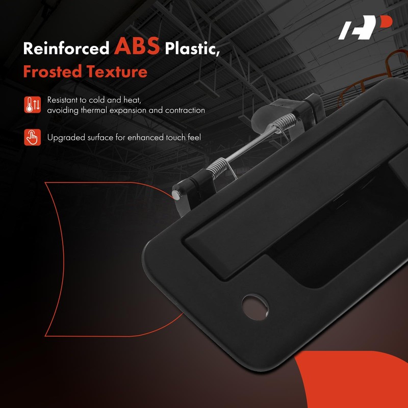 A-Premium Tailgate Handle Liftgate Latch Handle with Camera Hole and