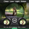12x42 HD Binoculars for Adults High Powered - Waterproof BAK4