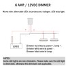Obeaming 12V LED Light Dimmer, Stainless 12 Volt PWM Dimmer