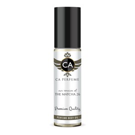 CA Perfume Impression of Le L The Matcha 26 For Women & Men Replica Fragrance Body Oil Dupes Alcohol-Free Essential Aromatherapy Sample Travel Size Concentrated Long Lasting Attar Roll-On 0.3 Fl Oz/10ml
