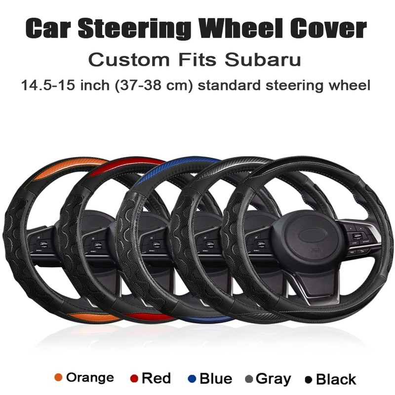 GIANT PANDA Steering Wheel Cover for Subaru Forester, Car Steering