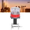 Solar Powered LED Strobe Robust Reflective Waterproof Beacon Warning Light
