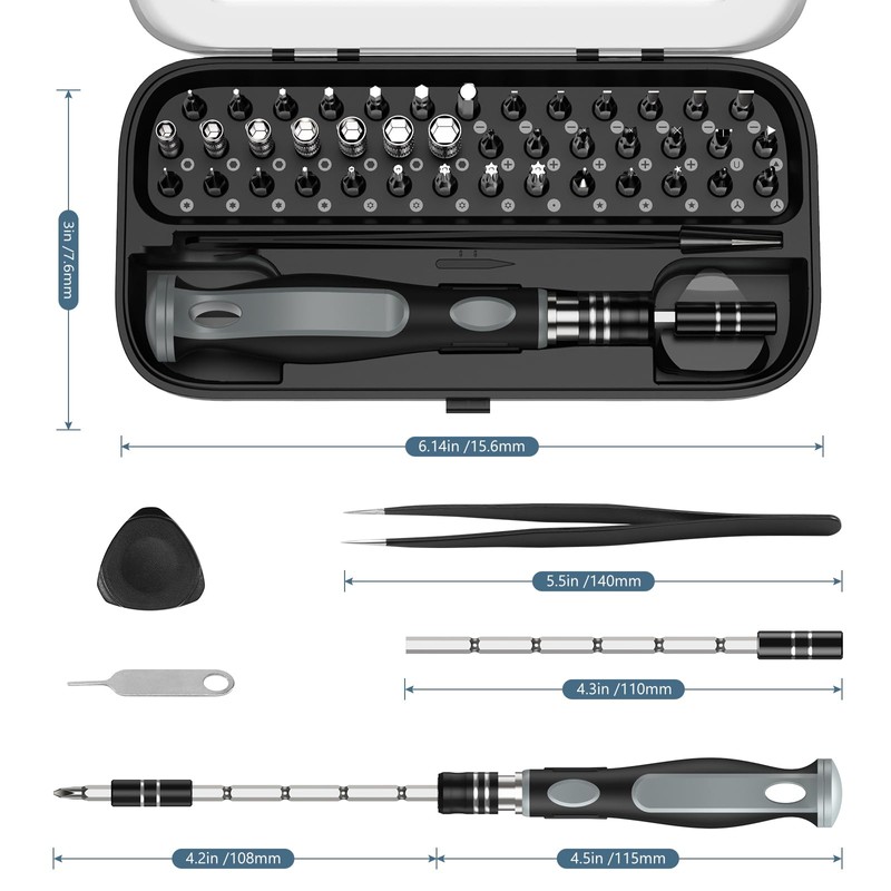 Ankilo Latest Precision Screwdriver Set 48 in 1 with 41