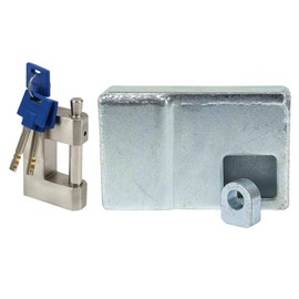 Mytee Products (1) Weld-on Shipping Cargo Container High Security Lock Box (1) Container Padlock for Shipping Containers - Stainless Steel 304, Storage, Gate, Fence, Shed, Warehouse, Heavy Duty